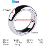 Stainless Steel Male Trainer Penis Cock Ring 0.787 Inch Thick Metal Cock Penis Ring For Enhance Male Long-Lasting Erection Ability Sex Toy Inside Diameter 1.73 Inch