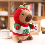 2 Capybara Plush With 12 Pcs Clothes & Accessories, Dress Up Capybara Stuffed Animal Plush Toys, 10.2 In Cute Plushies For Girl/Boy Birthday