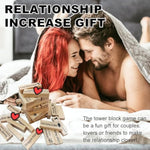 Adult Jenga Game Naughty,Sex Games For Couples,With 48 Risky Pleasure Challenges,Date Night Ideas For Adults,Valentine Tumbling Tower Stacking Blocks Games,Jenga Game For Adults