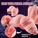 9.9Lb Male Sex Dolls Male Masturbator Sex Toy, Pocket Pussy With Fantasy Body Love Torso Doll 3 Boobs & 2 Vaginas