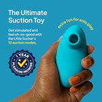 Hello Little Sucker - Clitoral Stimulation With 10 Suction Modes - Can Last Up To 70 Minutes - Rechargeable & Shower Ready - Adult Sex Toy For Women
