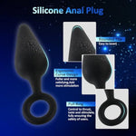 Silicone Anal Plug Training Kit With Safe Pull Ring, 3Pcs Butt Plug Trainer Set,Anal Sex Toy Trainer Kit For Beginners Men Women, Prostate Massager,Flexible Smooth Silicone Anus Dilator