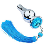 Anal Plug Butt Plug Tassels Trainer Set with a Pair of Nipple Clips Stimulator G-spot Adult Toys Anal Massager Sex Toy for Men Women Unisex