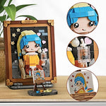 Mini Building Blocks 3D Art Model Set, DIY Construction Bricks for Home Decor