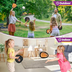 Catch And Toss Game, Outdoor Sport Game Toy For Toddlers Kids, Stick Ball Catch Set Toy Gifts For Boys & Girls,Kids Baseball Beach Outdoor Indoor Pool Game