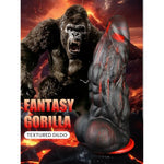 3" Diameter Huge Monster Anal Dildo,10.5 Inch Big Black Dildo With Balls,Extra Large Liquid Silicone Dildos With Suction Cup For Hand-Free Anal Play?Huge Thick Animal Sex Toy For Advanced Player