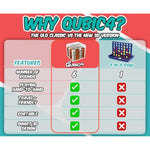 , A Unique 4 In A Row Game, 3D Strategy Board Game For Critical Thinking. The Classic Grid Game In A Sleek Acrylic Cube. Superbly Designed Wooden Cubes. Tactical Game Play For All Ages