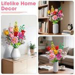Flowers Bouquet Building Set, 765Pcs Wildflower Botanical Collection Kit, Artificial Plant Floral Toy For Adults Women Kids Girls, Home Office Decor Gift For Christmas, Valentine'S Day, Mother'S Day