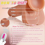 5.5'' To 8.8'' Realistic Vibrating Inflatable Dildo, 9 Inch Anal Dildo Vibrator With Adjustable Thickness & Remote Control, Inflatable Butt Plug Fat Dildos Anal Stretcher For G-Spot Prostate Massager