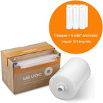 11” x 150’ Food Vacuum Seal Roll Keeper with Cutter, Ideal Vacuum Sealer Bags for Food Saver, BPA Free, Commercial Grade, Great for Storage, Meal prep and Sous Vide