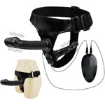 Vibrating Harness Strap-On Dildos 10 Vibration Modes Butt Plug G-Spot Prostate Stimulation For Women Couple Lesbian Sex Toy Vibrator Remote Control With Aaa Battery Power(Battery Not Included)