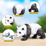 Safari Animals Figures Toys, Realistic Jumbo Wild Zoo Forest Figurines Plastic African Jungle Animals Playset For Kids Toddlers, 16Piece Gift Set