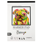 A3 Bleedproof Marker Paper Pad, 50 Sheets, 70 GSM, 100% Cotton