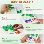 Super Brain Teaser Puzzles For Kids And Adults, Block Pattern Matching Puzzle Games With 1000+ Challenges, Stem Toys Birthday Gifts For Boys And Girls, Travel Games For Road Trips.
