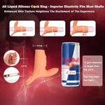 Vibrating Penis Sleeve Cock Ring With Clitoral Stimulator, Penis Ring Vibrator Extender For G Spot Stimulation, Couples Adult Sex Toys For Men Women, Girth Sleeve Male Couple Sex Toy