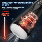 Male Masturbator Penis Pump - Male Sex Toys For Men Sex Toy Pocket Pussies 9 Sucking Vibrating Heating Adult Toys Masturbators 3D Stroker Vacuum Pumps & Enlargers Lcd Display