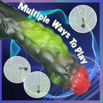 Adult Sex Toy with Heatable Green Alien Design for Men and Women