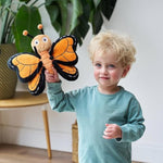 Pebbles Butterfly Stuffed Animal Plush And Interactive Toy With Cute, Flappable Wings (12 Inches)