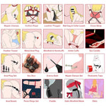 Sex Toys Bdsm Restraints Dildo, 36Pcs Kit Bondage Gear And Accessories For Adult Women And Couples (Red)