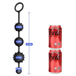 12.4'' Silicone Anal Beads Butt Plug With Pull Ring, Anal Stretcher Prostate Massager Adult Sex Toys For Women Men Couples Masturbation (4 Beads)