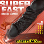 Fast Thrusting Prostate Massager Anal Vibrator For Men, 6-In-1 Vibrating Male Anal Toys With Silicone Cock Ring, Thrusting Anal Dildo Adult Sex Toy With Remote Control And App