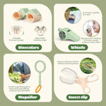 Kids Outdoor Explorer Kit, 11Pcs Bug Catching Kit With Butterfly Net, Shovel?Magnifying Glass, Bug Catchers?Outdoor Explorer Kit Toys For Kids Age 3+