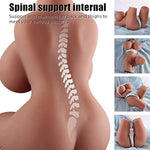 7.9Lb Sex Doll Male Masturbator With Flexible Torso, With Realistic Full Size Body Skin Texture, Soft Butt Big Breasts Pussy Ass Masturbation Hole Realistic Adult Male Sex Dolls For Orgasm(Brown)