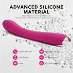 Silicone Soft Vibrating Dildo Massager For Clitoral And Anal Stimulation With 10 Vibration Patterns Adult Sex Toys For Women And Couples (Rosy Red)