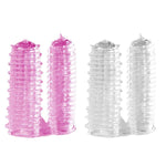 Sex Finger Sleeves Clitoris Vibrator Stimulator Vagina Sex Toys For Woman