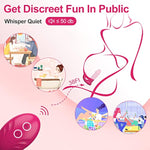 Wearable Panty Vibrator With Remote Control Vibrators With 12 Powerful Thrusting Vibrators Adult Sex Toy For Women Couples Sex Products