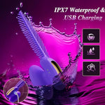 Vibrator Adult Sex Toys For Women - 3 In 1 Female Sex Toy Nipple Mini Vibrator With 10 Vibration Modes, Finger Vibrators Clitoral Women Sex Toys, Sexual Pleasure Tools