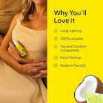 Hello Coconut Lime Flavored Personal Lubricant, 1.7 fl oz
