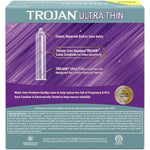 Trojan Bareskin Thin Premium Lubricated Condoms - 24 Count & Ultra Thin Condoms for Ultra Sensitivity, Lubricated Condoms for Men, America’s Number One Condom, 36 Count Value Pack