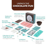 Real Chocolate Making Kit For Kids | Learn To Cook With Real Tools | Educational Stem Gift Set Ages 4+ | Diy Chocolate Activity With Visual Recipes For Boys & Girls