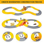 Toys For Boys 5-7, Race Track For Toddlers 3-5, 342Pcs Construction Toys For Boys Kids Car Track Toy Train Set Flexible Gift For 3 4 5 6 7+ Years Old