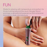 Anodized Aluminium Mini Wand Bougie Wand Vibrator - Premium Silicone Quiet & Waterproof With 10 Vibration Modes, Rechargeable Waterproof Women Sex Toy