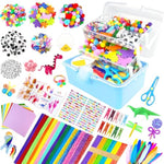 3000 Piece Arts and Crafts Supply Kit for Kids DIY Crafts Ages 4-8 Homeschooling Supplies
