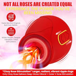 Rose Toy Bundle With Sex Lube & Sex Toy Cleaner - Vibrator Rose Adult Toys, Rose Sex Toys, Personal Massagers For Women, Couples Sex Toys, Clitoral Stimulator For Enhanced Pleasure Vibrator