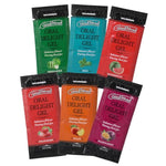 Doc Johnson GoodHead - Oral Delight Gel - 6 X 0.24 oz. Packets - Green Apple, Mint, Peach, Strawberry, Watermelon, Passion Fruit