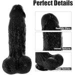 12.99'' X 3.74'' Ultra Huge Thick Wide Girth Giant Dildo, Realistic Dildos With Super Big Lifelike Balls, Strong Suction Cup For Hands-Free Play, Anal G-Spot Sex Toys For Adult Women And Men