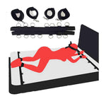 Bed Bondaged Restraints Sex Kit For Couples Under King Bed Women Sex Tied Down Straps For Ankles And Wrists Spreader Bars Adult Play Queen Bed Sex Handcuffs Sm Bonage Set For Bedroom Toys Sweater