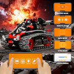 Robot Building Kits For Kids - Stem Birthday Gifts For 6 7 8 9 10 11 12+ Year Old Boys - 3 In 1 Robotics Toy With App & Remote Control Coding, Educational Diy Science Project