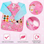 2 Pack Kids Art Smock Toddlers Painting Aprons Toddler Smock Artwear for Little Artists