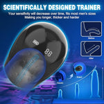 Male Masturbator - Male Vibrator With Lcd Display And 10 Vibration Modes, Offering 360° Wrap Around The Glans To Increase Friction, Stimulate The Glans For Pleasure And Improve Endurance
