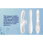 Vibrator Rabbit Pro+ G-Spot, Dual Motor Personal Massager With Air Pulse Technology, Body-Safe Silicone, Magnetic Charging