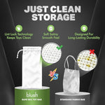 Safe Adult Sex Toy Bag - Medium Drawstring Bag For Sex Toy Storage, Toy Storage Cinch Bag, Organizer Holder Bag, Safe Storage And Transportation - White