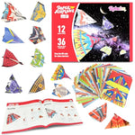 Origami Kit for Kids Ages 5-12, 12 Designs & 36 Colorful Folding Paper Sheets