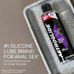 Astroglide Silicone Lube (8.5oz), X Premium Personal Lubricant for Vaginal and Anal Sex, Extra Long-Lasting Silky Lube, Waterproof