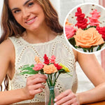 Play-Doh Blooms Rosy Petite Flower Bouquet Making Kit for Adults