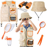 Kids Explorer Kit & Bug Catcher Kit, Kids Camping Gear For Kids, Outdoor Exploration Set With Vest & Hat, Ideal Outdoor Camping Adventure Toys For Ages 3 4 5 6 7 8 Boys Girls